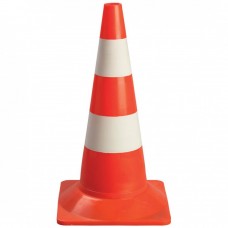 Baliza con semnalizare roșu-alb - 54 cm