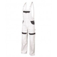 Cool Trend pantaloni pieptar - negru/portocaliu, negru/gri, alb/albastru