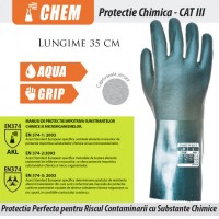 MĂNUȘI PROTECȚIE CHIMICĂ PVC LUNGIME 35 CM MĂNUȘI PROTECȚIE CHIMICĂ PVC LUNGIME 35 CM