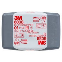3M 6038 Filtru protectie particule si gaze 