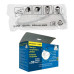 SupAir semimasca pliabila FFP2 NR D - cu supapa - 23205